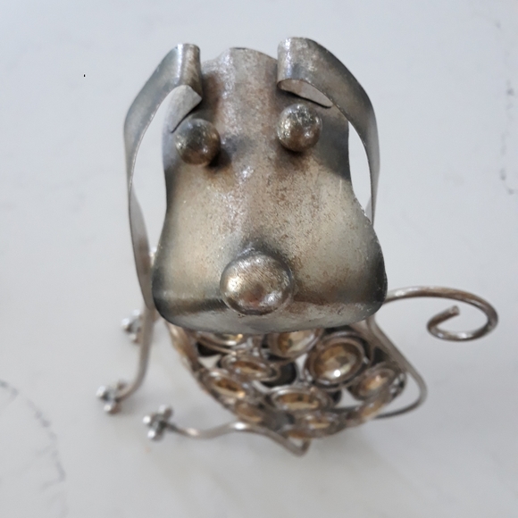 Metal Dog cork Holder, home Decor sculpture - Picture 3 of 8